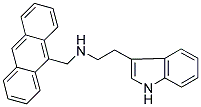 N-(9-ANTHRYLMETHYL)-N-[2-(1H-INDOL-3-YL)ETHYL]AMINE Struktur