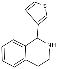 1-THIOPHEN-3-YL-1,2,3,4-TETRAHYDRO-ISOQUINOLINE Struktur