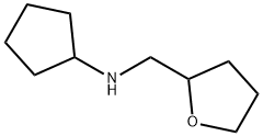 CYCLOPENTYL-(TETRAHYDRO-FURAN-2-YLMETHYL)-AMINE Struktur