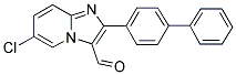 2-BIPHENYL-4-YL-6-CHLORO-IMIDAZO[1,2-A]PYRIDINE-3-CARBALDEHYDE Struktur