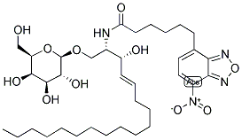 C6 NBD-SPHINGOSINE, B-D-GALACTOSYL Struktur