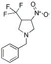 1-BENZYL-3-NITRO-(TRIFLUOROMETHYL)PYRROLIDINE Struktur