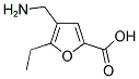 4-AMINOMETHYL-5-ETHYL-FURAN-2-CARBOXYLIC ACID Struktur