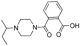 2-[(4-SEC-BUTYLPIPERAZIN-1-YL)CARBONYL]BENZOIC ACID Struktur