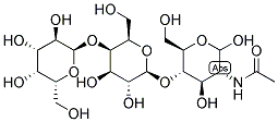 GAL-ALPHA1-4GAL-BETA1-4GLCNAC Struktur