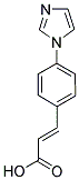 (2E)-3-[4-(1H-IMIDAZOL-1-YL)PHENYL]ACRYLIC ACID Struktur