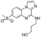 3-([7-(METHYLSULFONYL)IMIDAZO[1,2-A]QUINOXALIN-4-YL]AMINO)PROPAN-1-OL