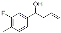 4-(3-FLUORO-4-METHYLPHENYL)-1-BUTEN-4-OL Structure