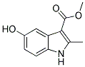 5-HYDROXY-2-METHYL-1H-INDOLE-3-CARBOXYLIC ACID METHYL ESTER Struktur