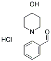 2-(4-HYDROXYPIPERIDIN-1-YL)BENZALDEHYDE HYDROCHLORIDE Struktur