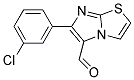 6-(3-CHLORO-PHENYL)-IMIDAZO[2,1-B]THIAZOLE-5-CARBALDEHYDE Struktur