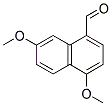 4,7-DIMETHOXY-1-NAPTHALDEHYDE Struktur