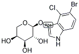 5-BROMO-4-CHLORO-3-INDOXYL-ALPHA-L-ARABINOPYRANOSIDE Struktur