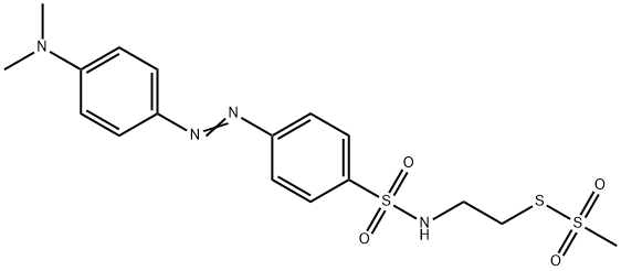 DABSYLAMINOETHYL METHANETHIOSULFONATE Struktur