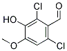 2,6-DICHLORO-3-HYDROXY-4-METHOXYBENZALDEHYDE Struktur