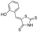 (5Z)-5-(2-HYDROXYBENZYLIDENE)-1,3-THIAZOLIDINE-2,4-DITHIONE Struktur