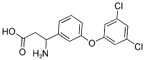 3-AMINO-3-[3-(3,5-DICHLORO-PHENOXY)-PHENYL]-PROPIONIC ACID Struktur