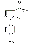 1-(4-METHOXY-PHENYL)-2,5-DIMETHYL-1H-PYRROLE-3-CARBOXYLIC ACID Struktur