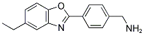 1-[4-(5-ETHYL-1,3-BENZOXAZOL-2-YL)PHENYL]METHANAMINE Struktur