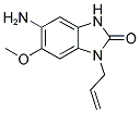 1-ALLYL-5-AMINO-6-METHOXY-1,3-DIHYDRO-2H-BENZIMIDAZOL-2-ONE Struktur