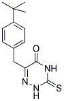 6-(4-TERT-BUTYL-BENZYL)-3-THIOXO-3,4-DIHYDRO-2H-[1,2,4]TRIAZIN-5-ONE Struktur