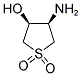 CIS-4-AMINO-1,1-DIOXO-TETRAHYDRO-1LAMBDA6-THIOPHEN-3-OL Struktur