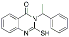 2-MERCAPTO-3-(1-PHENYL-ETHYL)-3H-QUINAZOLIN-4-ONE Struktur