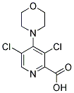 3,5-DICHLORO-4-MORPHOLIN-4-YL-PYRIDINE-2-CARBOXYLIC ACID Struktur