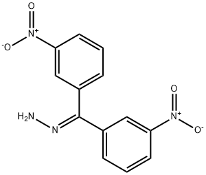 BIS(3-NITROPHENYL)METHANONEHYDRAZONE Struktur