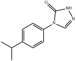 4-(4-ISOPROPYLPHENYL)-2,4-DIHYDRO-3H-1,2,4-TRIAZOL-3-ONE Struktur