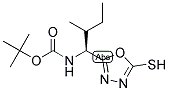 [1-(5-MERCAPTO-[1,3,4]OXADIAZOL-2-YL)-2-METHYL-BUTYL]-CARBAMIC ACID TERT-BUTYL ESTER Struktur