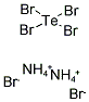 AMMONIUM HEXABROMOTELLURATE(IV) Struktur