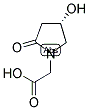 (S)-(4-HYDROXY-2-OXOPYRROLIDIN-1-YL)-ACETIC ACID Struktur