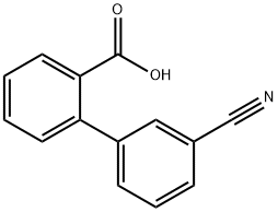 3'-CYANO-BIPHENYL-2-CARBOXYLIC ACID Struktur