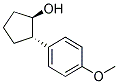 TRANS-2-(4-METHOXYPHENYL)CYCLOPENTANOL Struktur