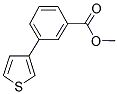 METHYL 3-(3-THIENYL)BENZOATE Struktur