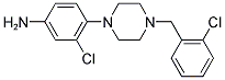 3-CHLORO-4-[4-(2-CHLORO-BENZYL)-PIPERAZIN-1-YL]-PHENYLAMINE Struktur