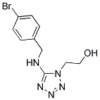 2-(5-((4-BROMOBENZYL)AMINO)-1H-TETRAZOL-1-YL)ETHANOL Struktur