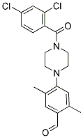 4-[4-(2,4-DICHLOROBENZOYL)PIPERAZIN-1-YL]-2,5-DIMETHYLBENZALDEHYDE Struktur