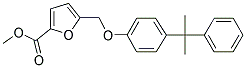 5-[4-(1-METHYL-1-PHENYL-ETHYL)-PHENOXYMETHYL]-FURAN-2-CARBOXYLIC ACID METHYL ESTER Struktur