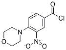 4-MORPHOLIN-4-YL-3-NITRO-BENZOYL CHLORIDE Struktur