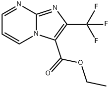 ETHYL 2-(TRIFLUOROMETHYL)IMIDAZO[1,2-A]PYRIMIDINE-3-CARBOXYLATE Struktur