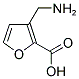 3-AMINOMETHYL-FURAN-2-CARBOXYLIC ACID Struktur