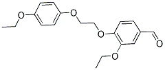 3-ETHOXY-4-[2-(4-ETHOXY-PHENOXY)-ETHOXY]-BENZALDEHYDE Struktur