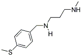 N1-METHYL-N2-(4-(METHYLTHIO)BENZYL)PROPANE-1,3-DIAMINE Struktur