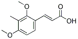 2,4-DIMETHOXY-3-METHYLCINNAMIC ACID Struktur