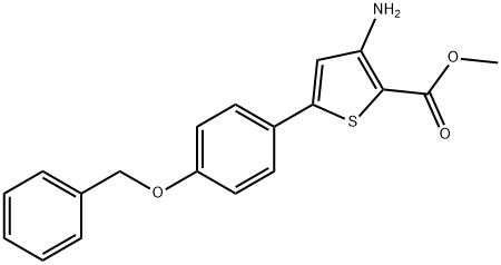 3-AMINO-5-(4-BENZYLOXYPHENYL)THIOPHENE-2-CARBOXYLIC ACID METHYL ESTER price.