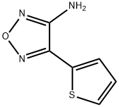 4-(2-THIENYL)-1,2,5-OXADIAZOL-3-AMINE Struktur