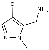 C-(4-CHLORO-2-METHYL-2 H-PYRAZOL-3-YL)-METHYLAMINE Struktur