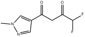 4,4-DIFLUORO-1-(1-METHYL-1H-PYRAZOL-4-YL)-BUTANE-1,3-DIONE Struktur